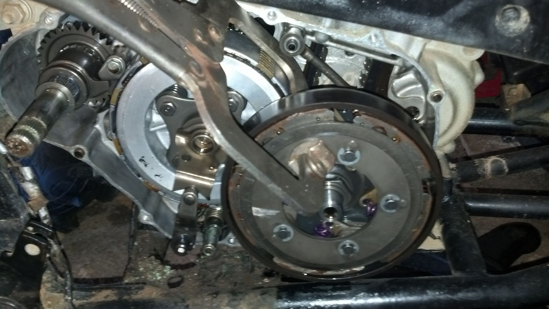 Honda 300 Fourtrax EPI Clutch Install Honda ATV Forum QUADCRAZY ATV